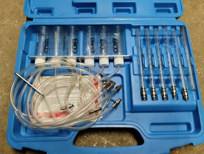 Injektor Einspritzdüse Rücklauf Messung Lecköl Leckage