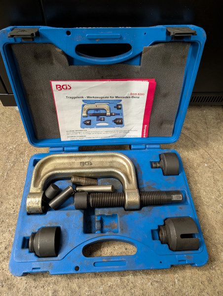 Werkzeugkoffer Traggelenk Achsgelenk Mercedes