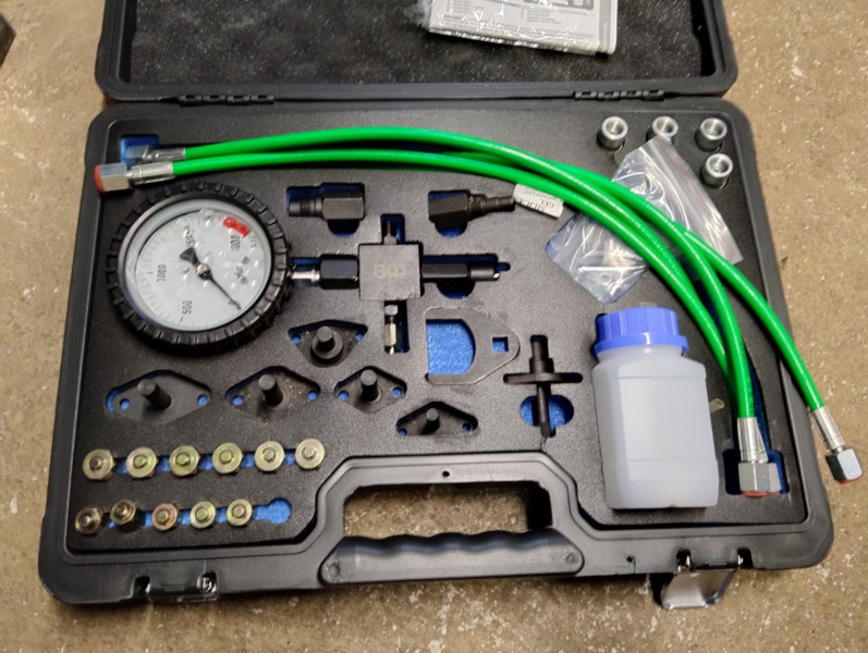 Werkzeugkoffer Hochdruck Diesel Commonrail Messung