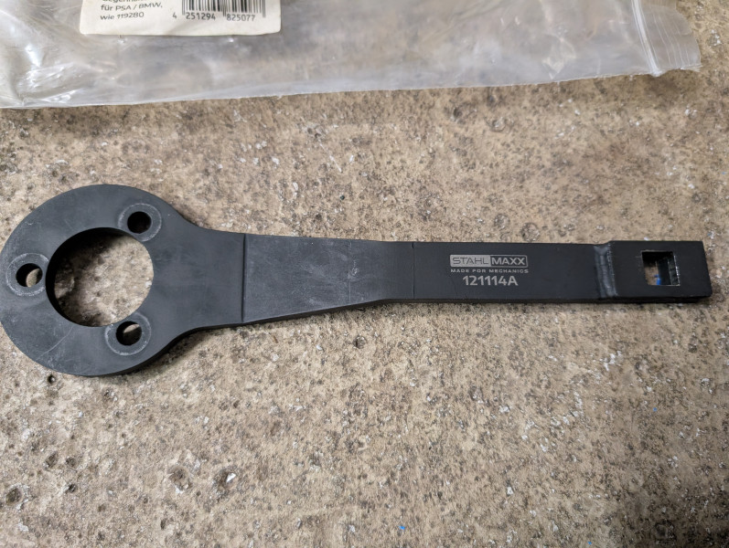 Werkzeug Kurbelwellenhalter Gegenhalter BMW PSA