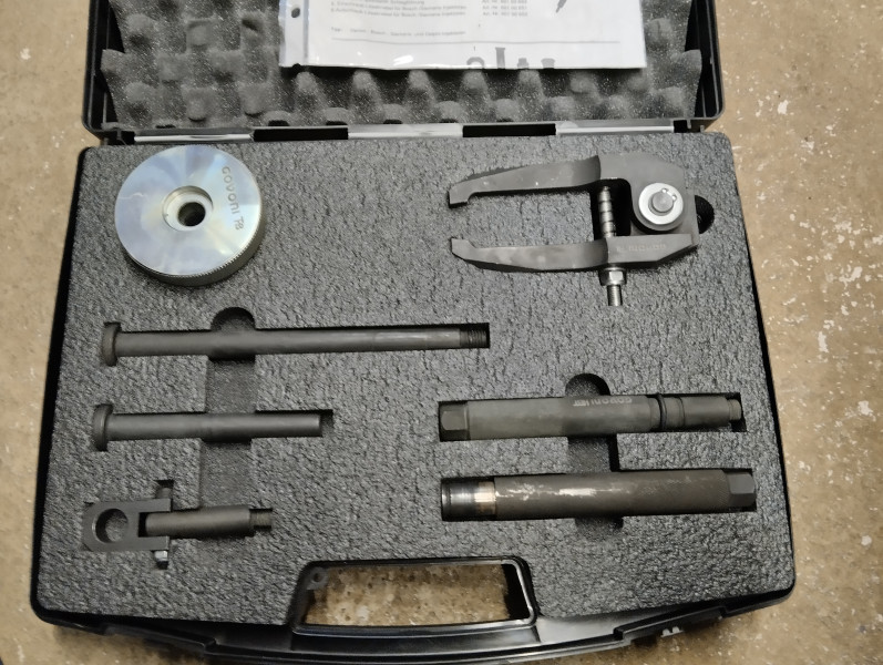 Werkzeugkoffer Injektoren ausziehen Gleithammer 60100650 HBT