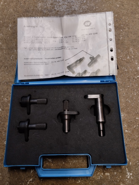 Werkzeugkoffer VW 3Zyl 1.2 VAG Steuerzeiten
