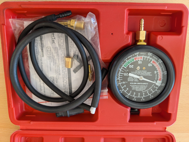 Werkzeugkoffer Vakuumtester Drucktester Abgasgegendruck