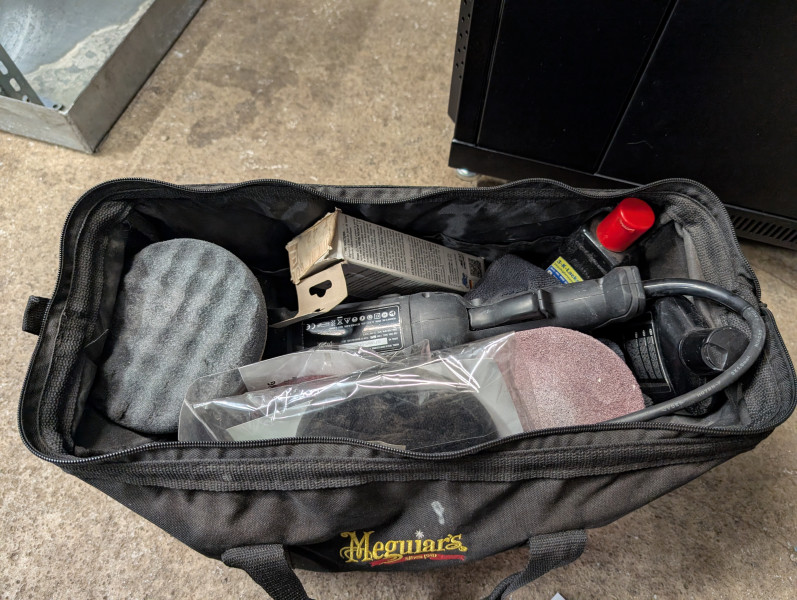 Tasche Poliermaschine Politur Polieren mit Zubehör