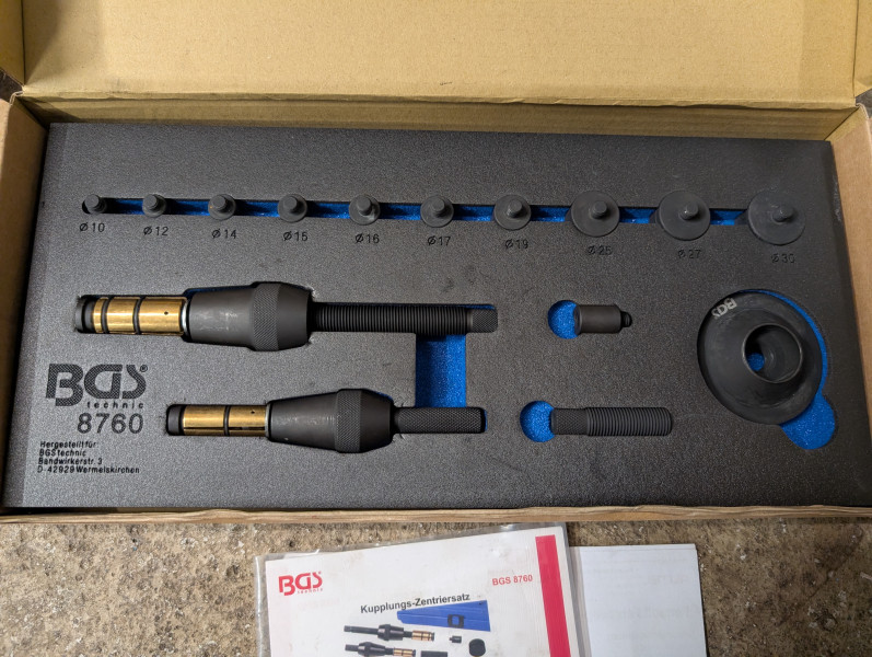 Werkzeugkoffer Kupplung zentrieren Zentrierdorn Getriebe